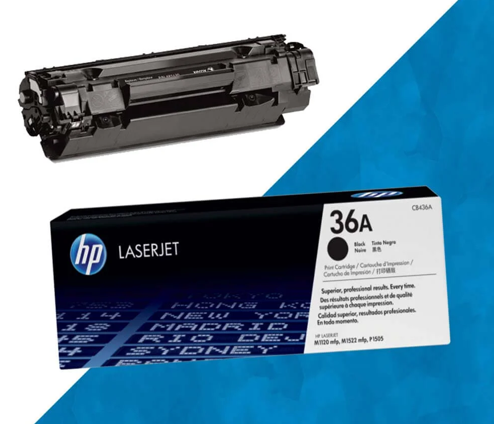 HP 36A Black LaserJet Toner Cartridge (CB436A)