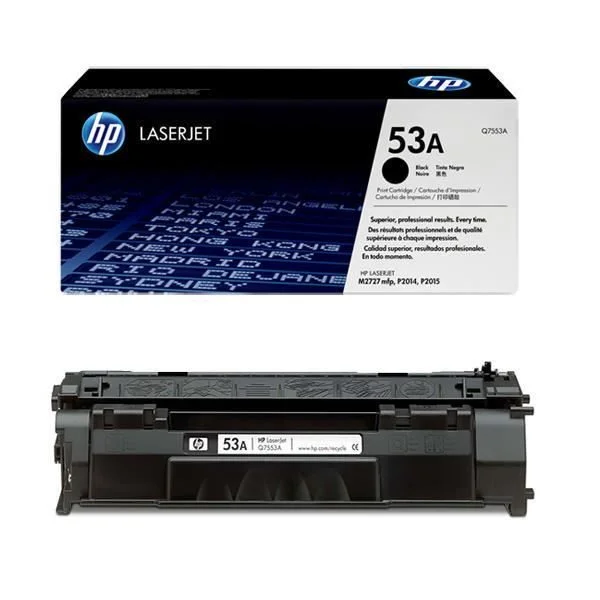 HP 53A Black LaserJet Toner Cartridge (Q7553A)