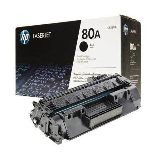 HP 80A Black LaserJet Toner Cartridge, (CF280A)