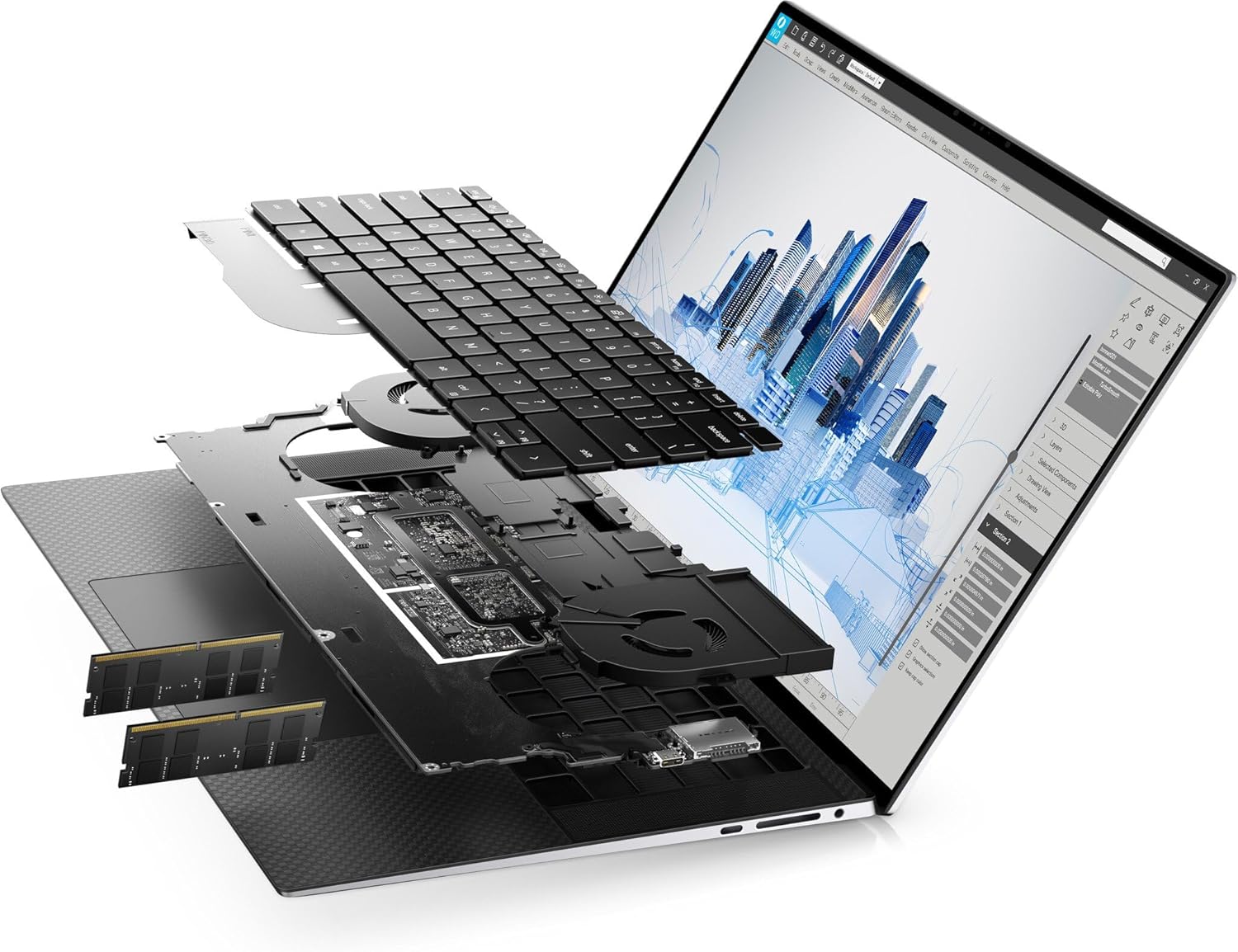 Dell Precision 5560 | Intel Core i7-11850H | 32GB Ram |1TB SSD | NVIDIA RTX A2000 4GB - Image 4